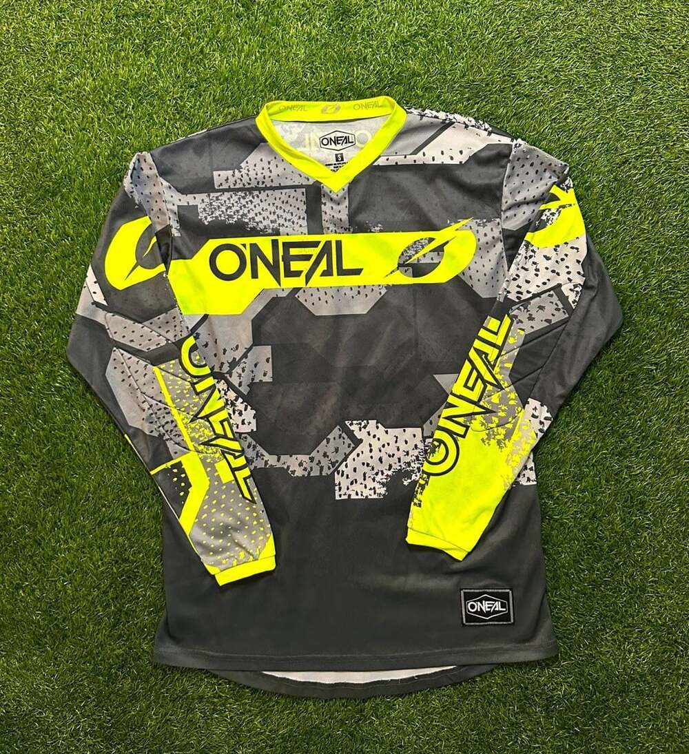 O'Neal Element Camo Jersey Gray/Neon Yellow - S